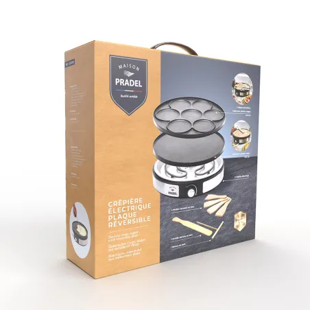 Crêpière électrique réversible Pradel France 1500W