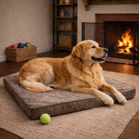 Coussin Soft Antidérapant Marron 90x62x7cm