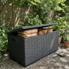 Coffre de rangement jardin 350L - 120 X 51 X 60 cm
