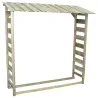 Abri bûches en bois autoclave 1,8 stères 170 x 46 x 182 cm