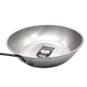 Poêle creuse cuisson trad acier poli laminé à froid 40cm