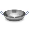 Poêle Lyonnaise polie avec anses Acier poli 40cm