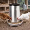 Mangeoire volaille à trémie métal 40 kg