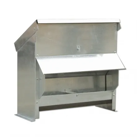 Mangeoire à trémie galvanisée 20Kg 54 x 27 x 51 cm 