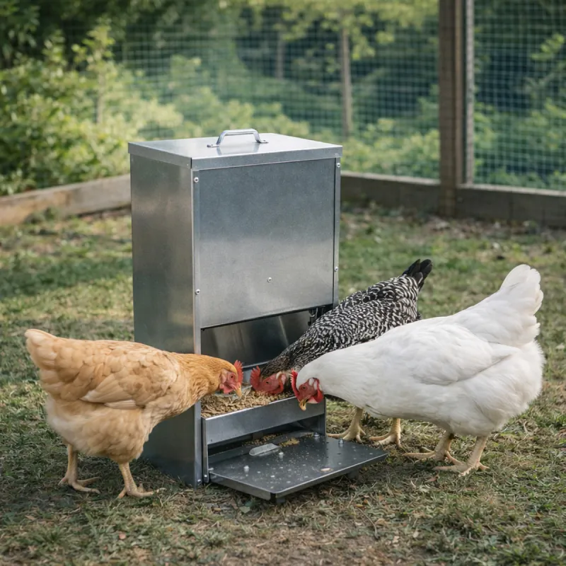 Mangeoire métallique anti nuisibles 12 kg