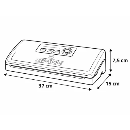 Machine sous vide Le Pratique Essentielle - Appareil de mise sous vide