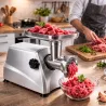 Hachoir à viande professionnel 550W fonte aluminium 3-5-8mm