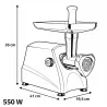 Hachoir à viande professionnel 550W fonte aluminium 3-5-8mm