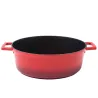 Cocotte ovale fonte alu 32x25cm 6,6L tous feux nuage