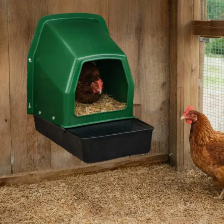 Nid pondoir plastique à tiroir à fixer au mur 37 X42 X 46 cm