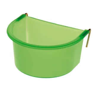 Mangeoire - abreuvoir à crochets plastique contenance 300 ml Olba