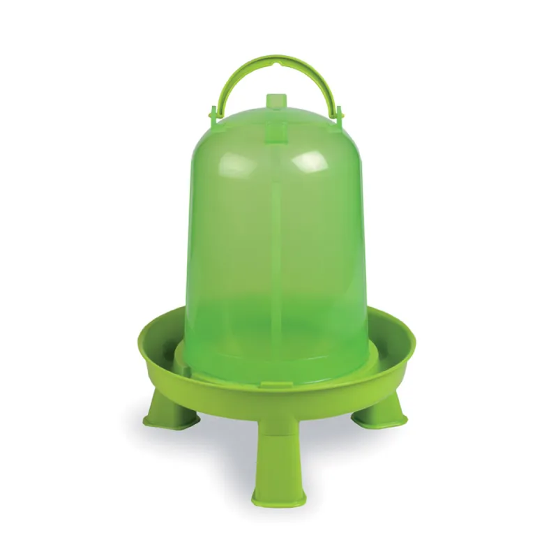 Abreuvoir gradué sur pied avec poignée vert 5L