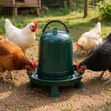Abreuvoir gradué plastique recyclé 3 L – Sur pieds et écologique | Ducatillon