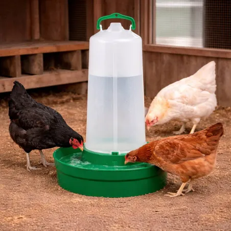 Abreuvoir base profonde pour volailles 12 litres