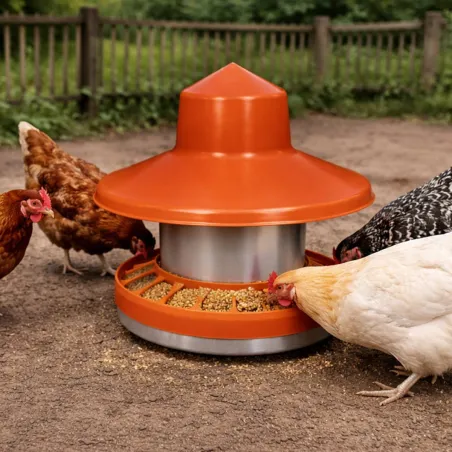 Trémie métal premium 7 kg complète - GAUN