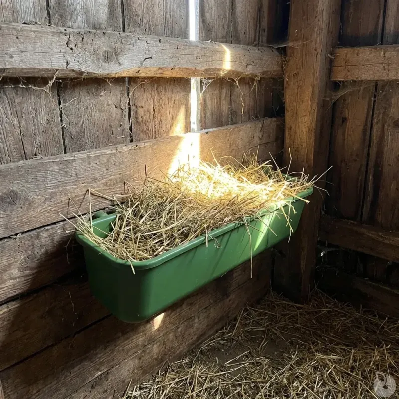 Mangeoire longue plastique et fibre de verre à suspendre