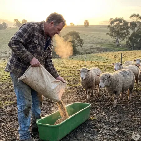 Mangeoire longue plastique et fibre de verre à suspendre