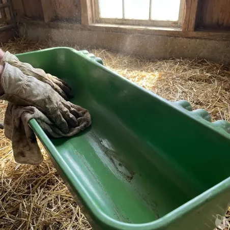 Mangeoire longue plastique et fibre de verre à suspendre