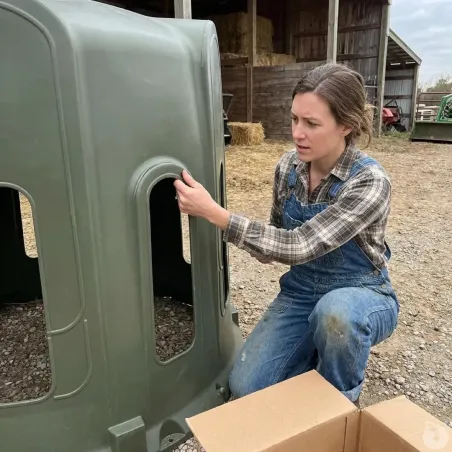 Cloche à foin Kerbl 10 ouvertures