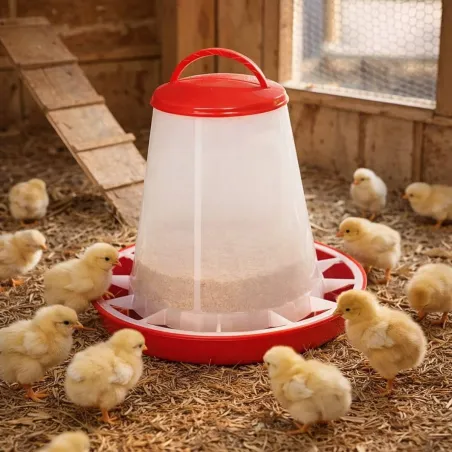 Mangeoire anti-gaspillage, plastique 1, 3 ou 6 kg