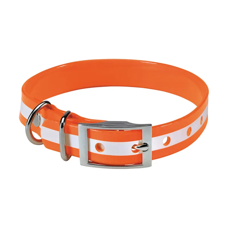 Collier phosphorescent orange Stepland® – 45 cm chien