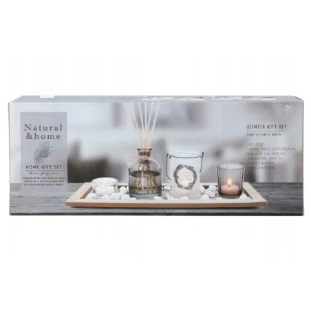 Coffret diffuseur parfum et bougies – Ambiance naturelle et déco