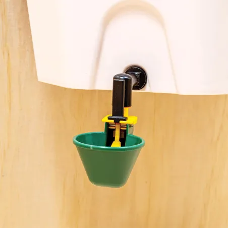 Abreuvoir poule automatique Aviaqua 8L à coupelles avec flotteur Olba