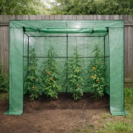 Serre à tomates jardin 79 X 200 X 169 cm