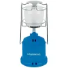 Lampe à gaz Lumogaz autonomie 5h verre bleu Ø 12 cm x H 26 cm
