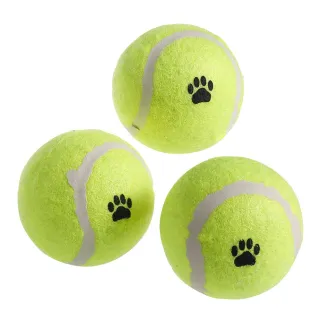 3 balles tennis Ø 6,25 cm en filet