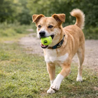 3 balles tennis Ø 6,25 cm en filet