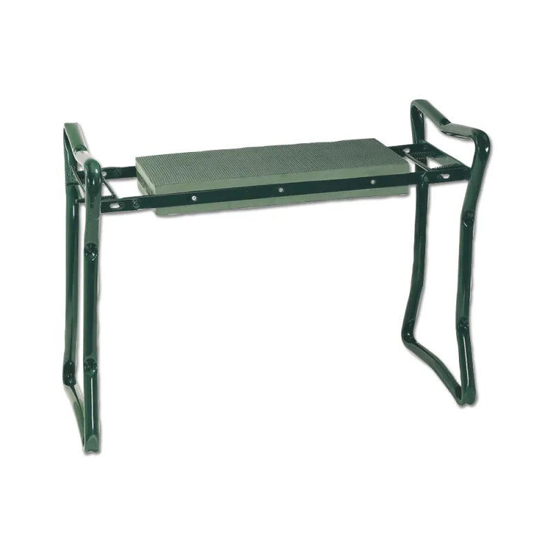 Repose genoux Banc pour jardinier pliable en métal