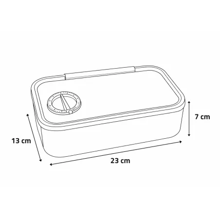 Distributeur de nourriture avec minuterie 23 x 13 x 7 cm