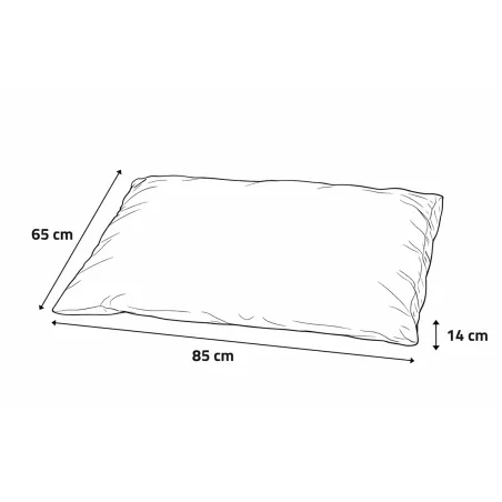 Coussin pour animaux toile Oxford 85 x 65 x 14 cm