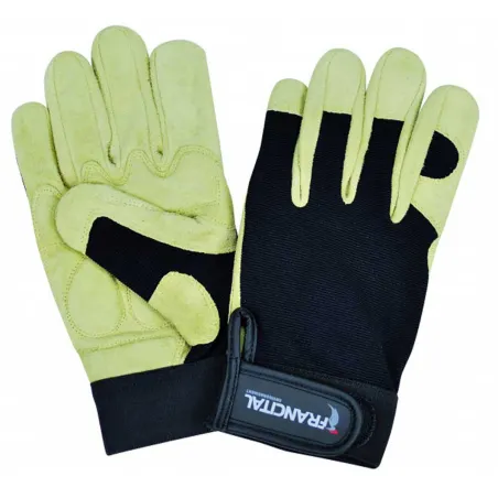Gants de bûcheron en cuir de chèvre - Protection mécanique - Homme