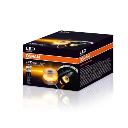 Lampe de secours rechargeable clignotante LED 360° - Ledguardian® Road Flare Signal V16