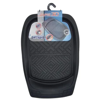 Tapis de sol avant Curves en PVC découpable - 46 x 72 cm