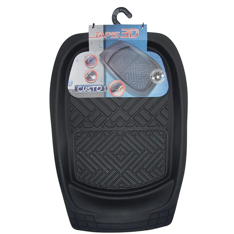 Tapis de sol avant Curves en PVC découpable - 46 x 72 cm