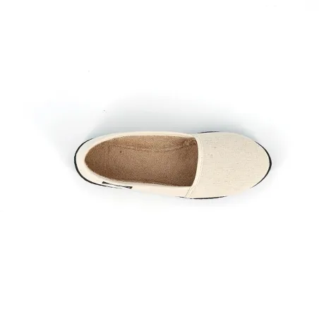 Baskets Femme Basquaises Galet Crème - AIRPLUM