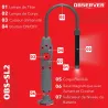 Lampe d'inspection LED flexible OBSERVER - 600 Lumens - USB-C - IP54