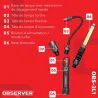 Lampe 3-en-1 OBSERVER - Torche, Barre d'Inspection & Tête Flexible 1000 Lumens