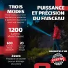 Lampe Torche Multifonction Observer Noire - 1200 Lumens
