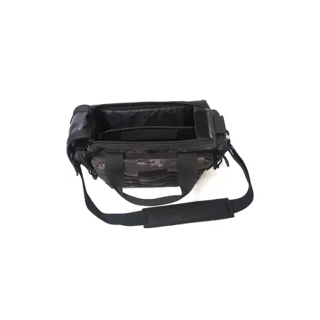 Sacoche Militaire Black Camo - Polyester 600D Résistant