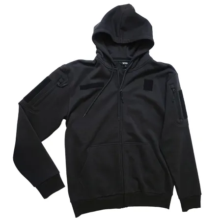 Sweat Militaire Spider Noir - Homme - Manches Longues - DCA France