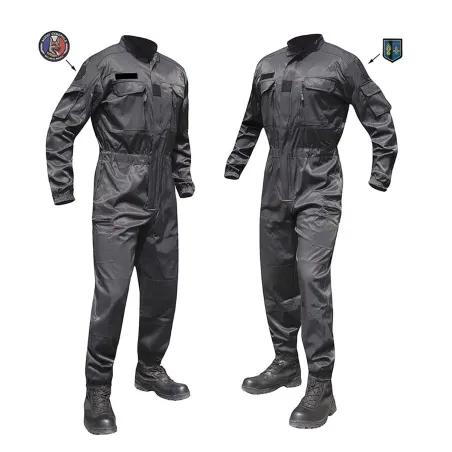 Combinaison Platinium Noire Homme - Déperlante Manches Longues