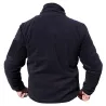 Blouson polaire homme noir - Manches longues - Col montant - DCA France
