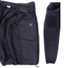 Blouson polaire homme noir - Manches longues - Col montant - DCA France