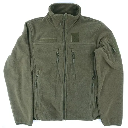 Blouson Polaire Homme Camo - Col Montant & Manches Longues