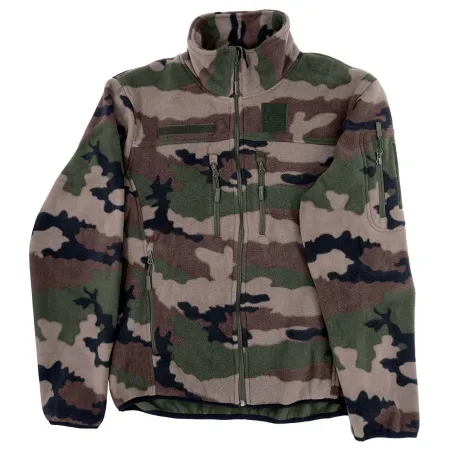 Blouson Polaire Homme Camo - Col Montant & Manches Longues
