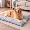 Matelas antidérapant gris 300D 90x65 cm pour chien | Confort